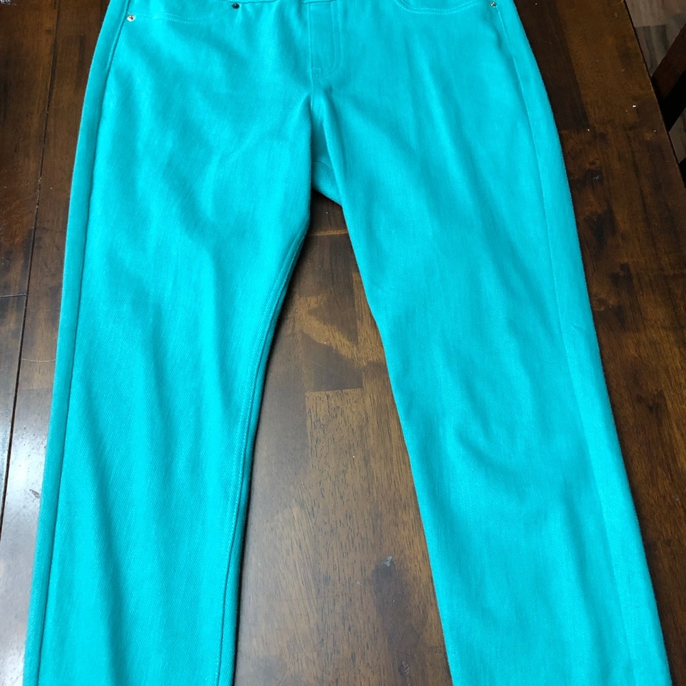Teal leggings